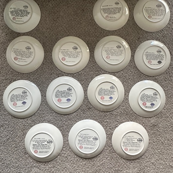 Set of 11 Norman Rockwell Collectors plates. 1979-1991 missing 1980,1990 - Picture 2 of 15